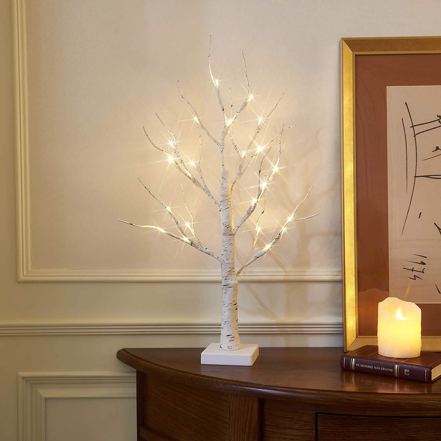 LED Christmas Birch Home Lights