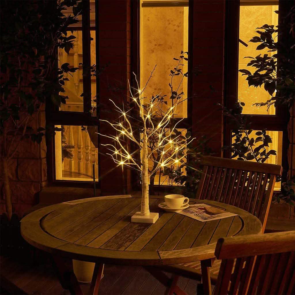 LED Christmas Birch Home Lights