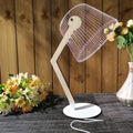 LED Creative Desk Lamp Three-Dimensional Acrylic LED Small Night Lamp Bedside Bedroom 3D Decorative Table Lamp Cute Study Lamps for Bedroom Décor and Ideal Gift