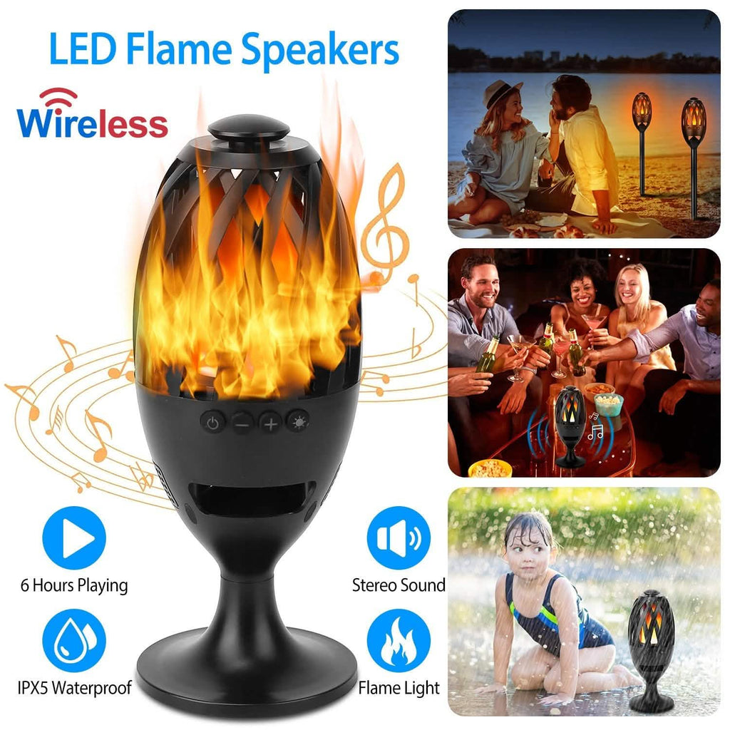 LED Flame Speakers Torch