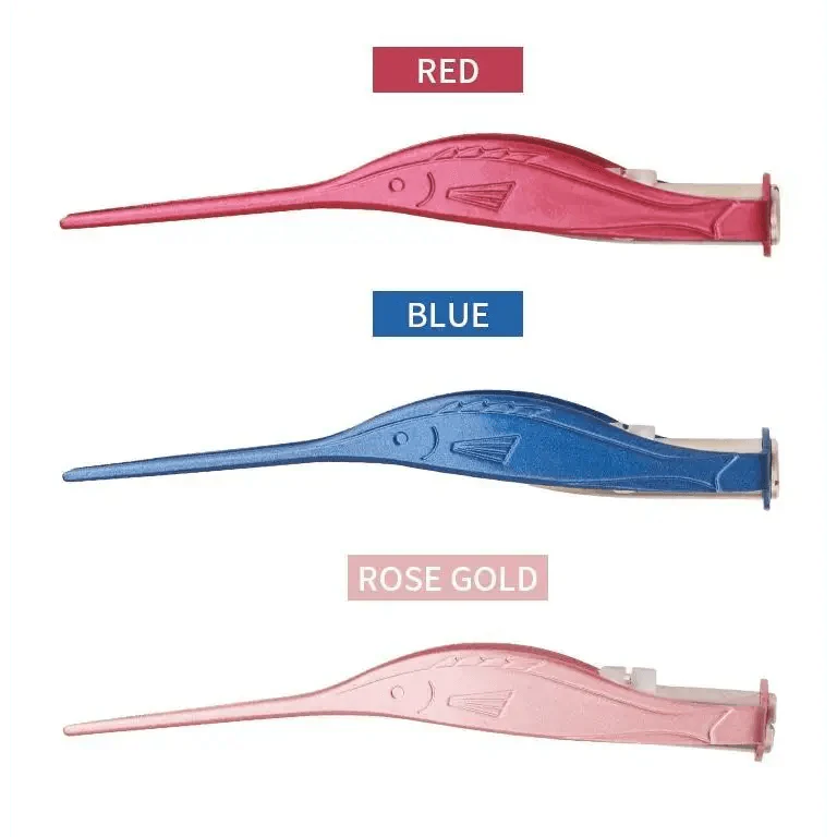 LED Flashlight Stainless Steel Tweezers Ear Pick Clean Colorful Tweezers Tool Hair Removal Care