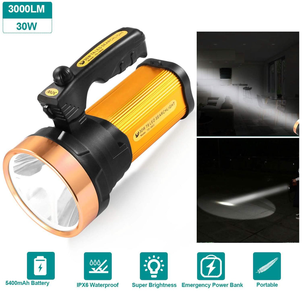 LED Flashlights IPX6 Waterproof Handheld Night Lights