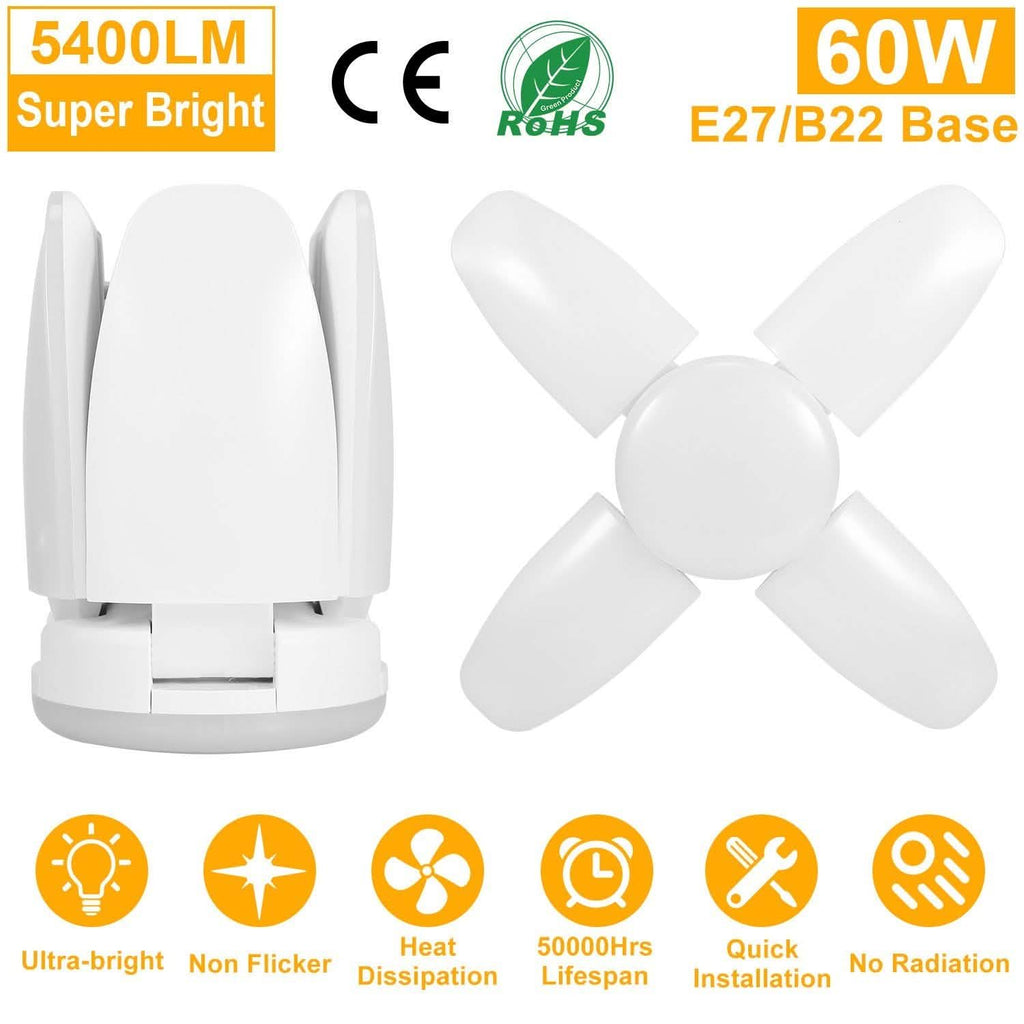 LED Garage Light E27/B22 60W