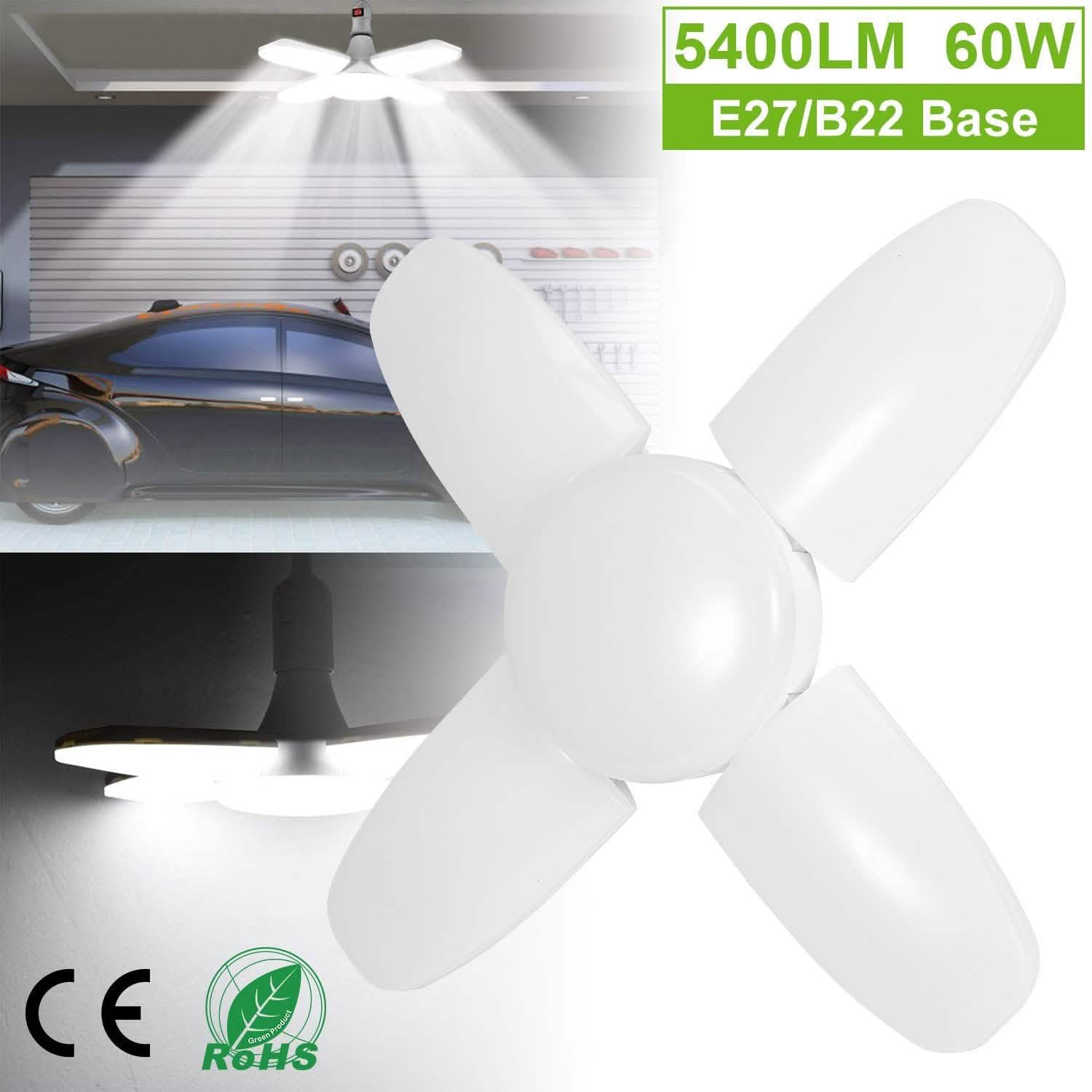 LED Garage Light E27/B22 60W