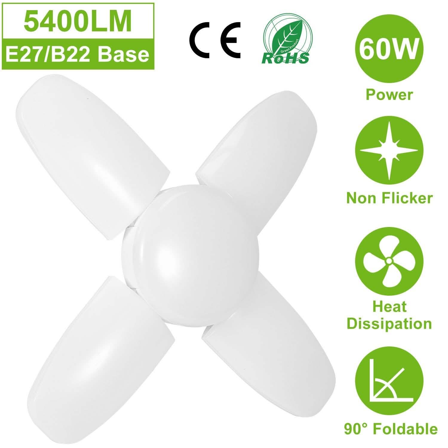 LED Garage Light E27/B22 60W