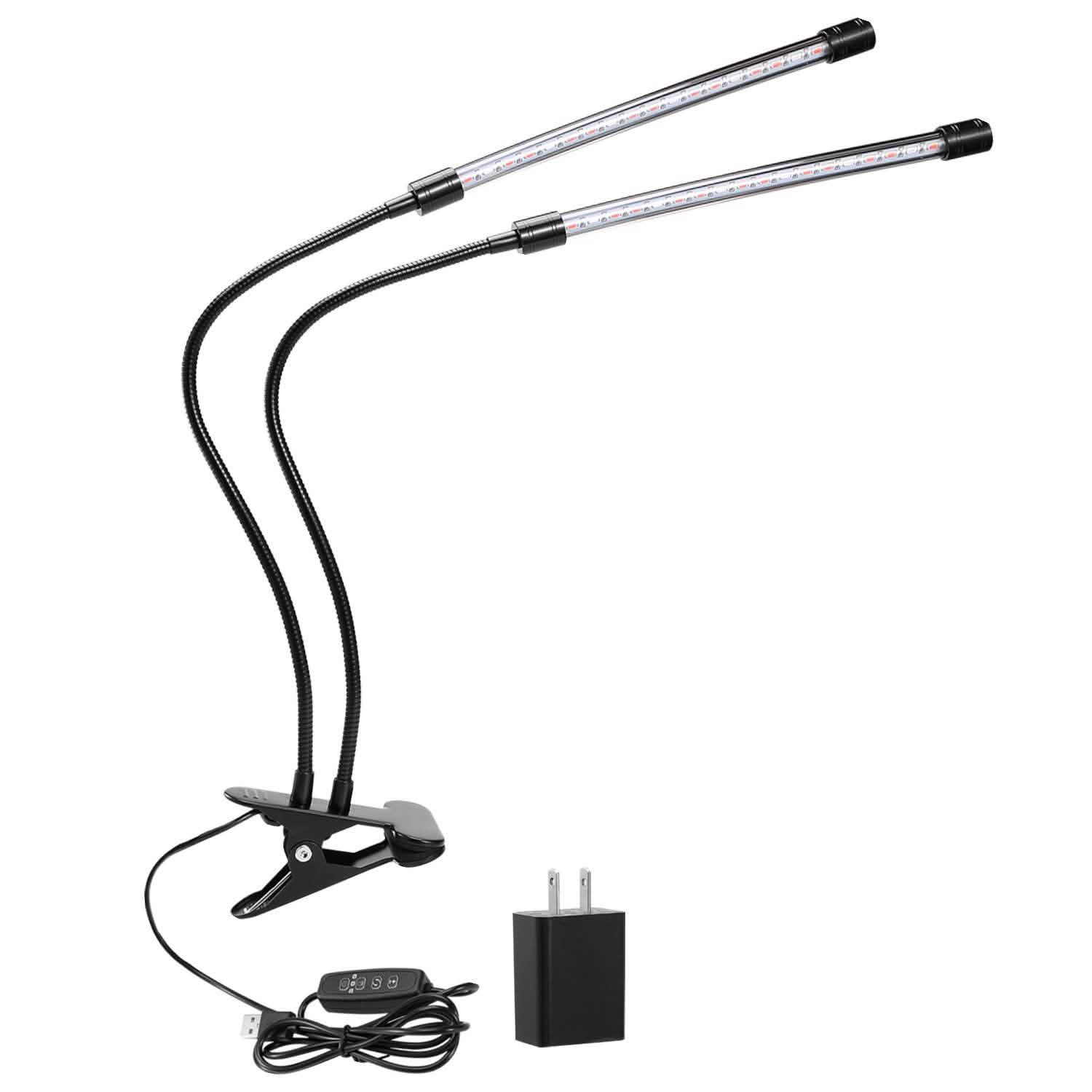 LED Grow Light Dual Head Lamp