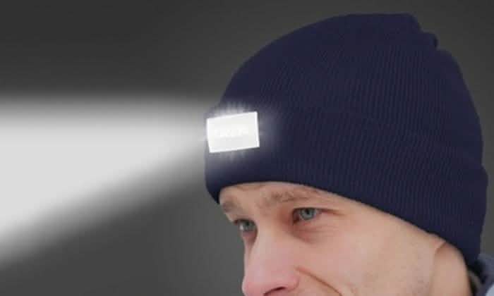 LED Headlamp Beanie for Men and Women