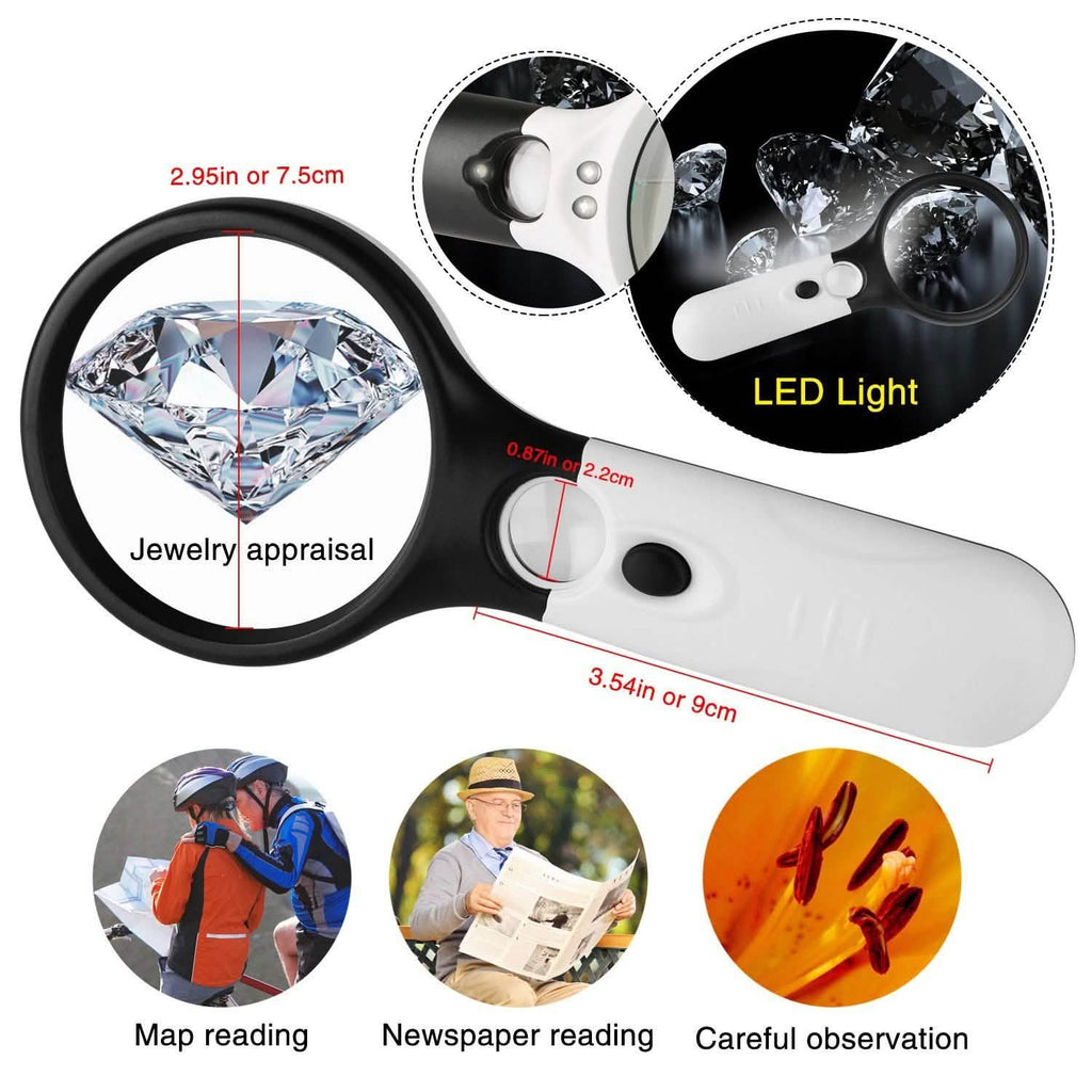 LED Illuminated Magnifying Glass