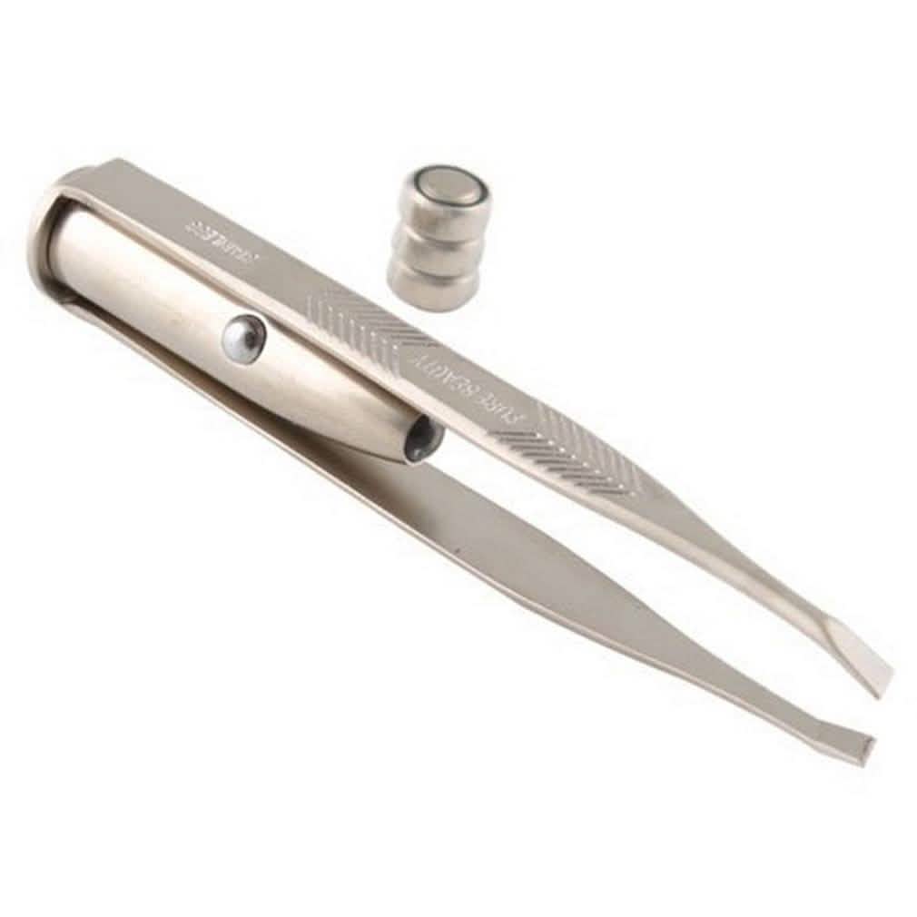 Led Light Eyelash Eyebrow Hair Removal Tweezers