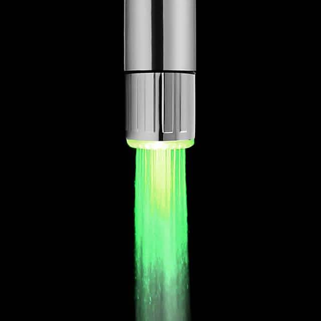 LED Light Water Faucet Tap Heads Glow LED Shower Stream