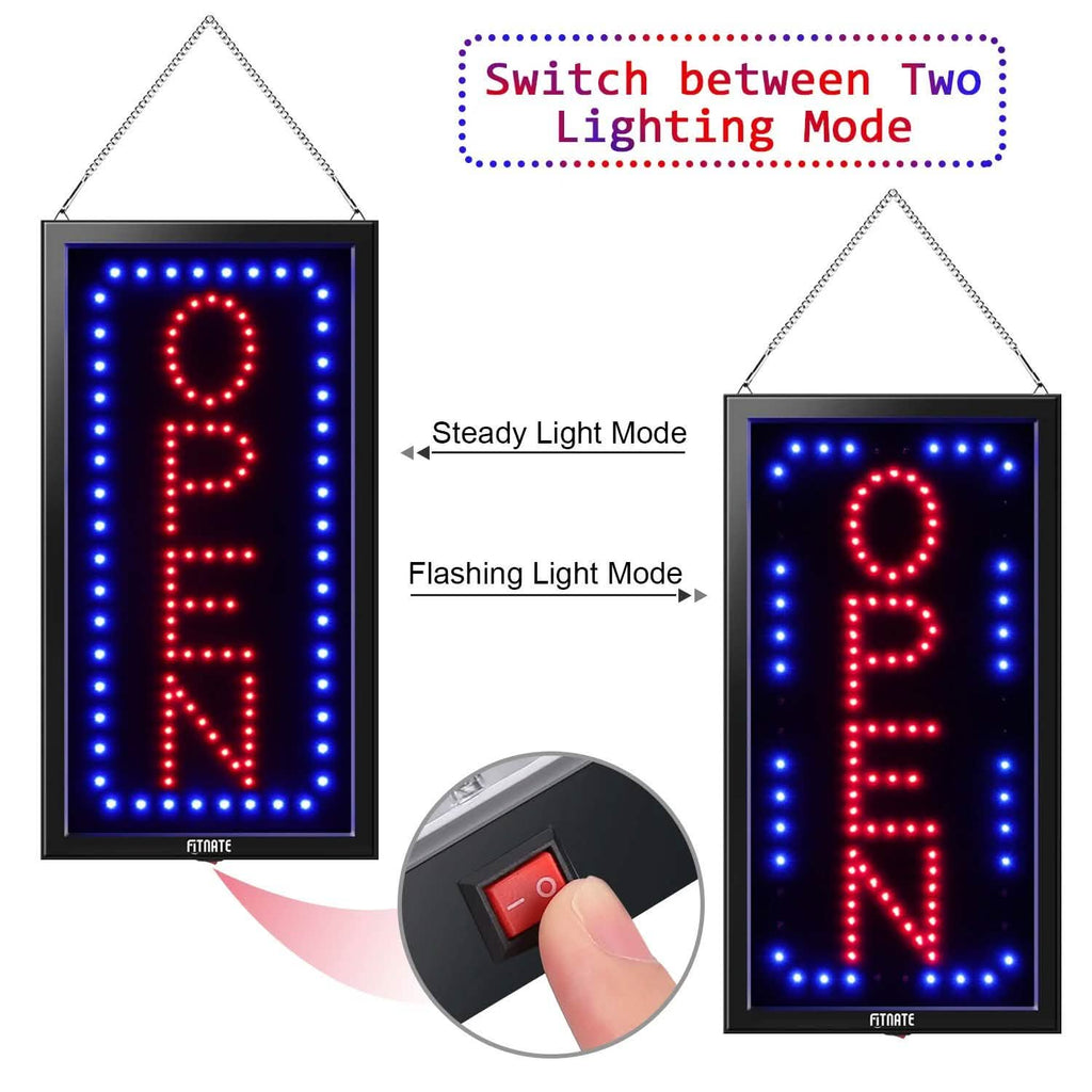 LED Open Sign Advertisement Board With Remote Control and Timing Function