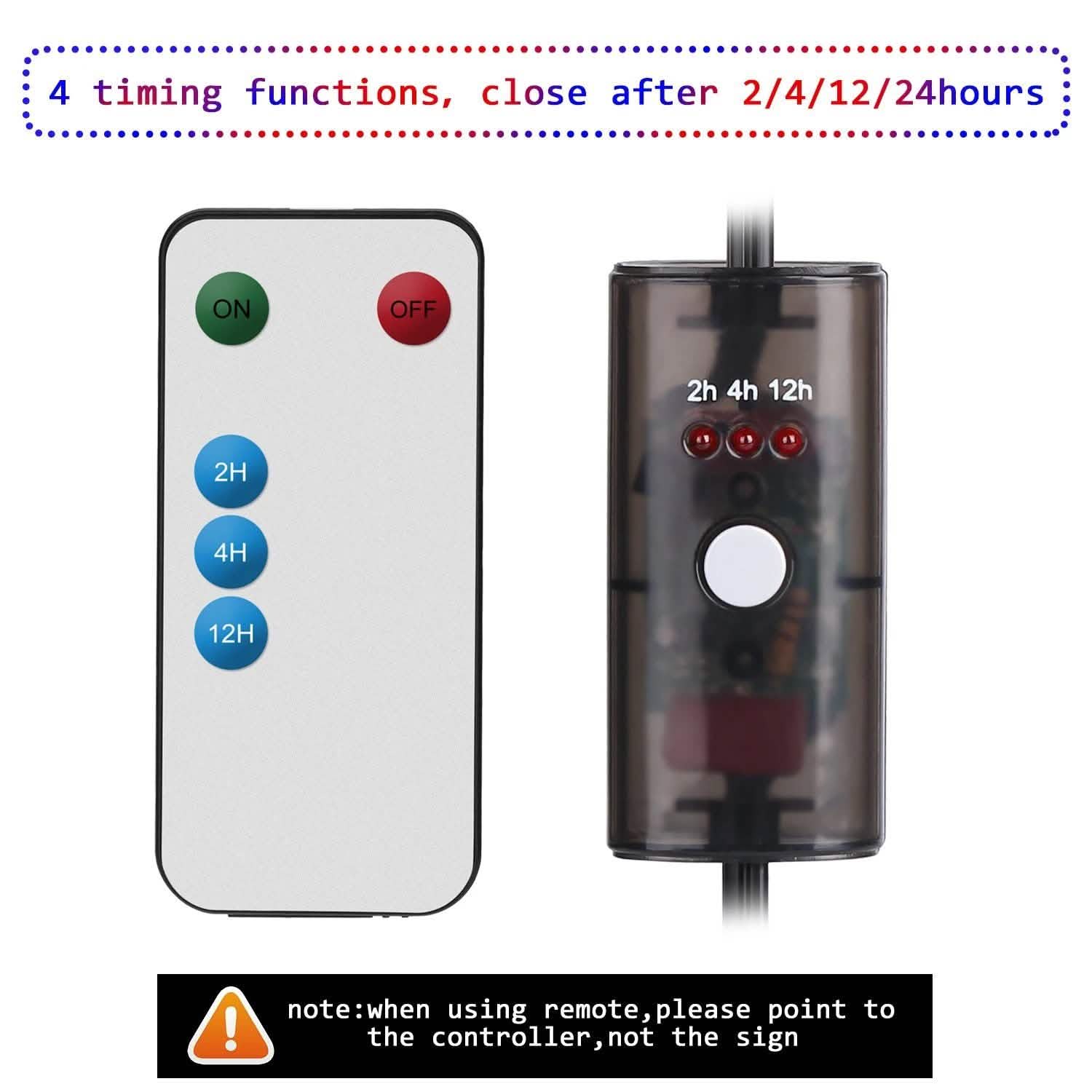 LED Open Sign Advertisement Board With Remote Control and Timing Function