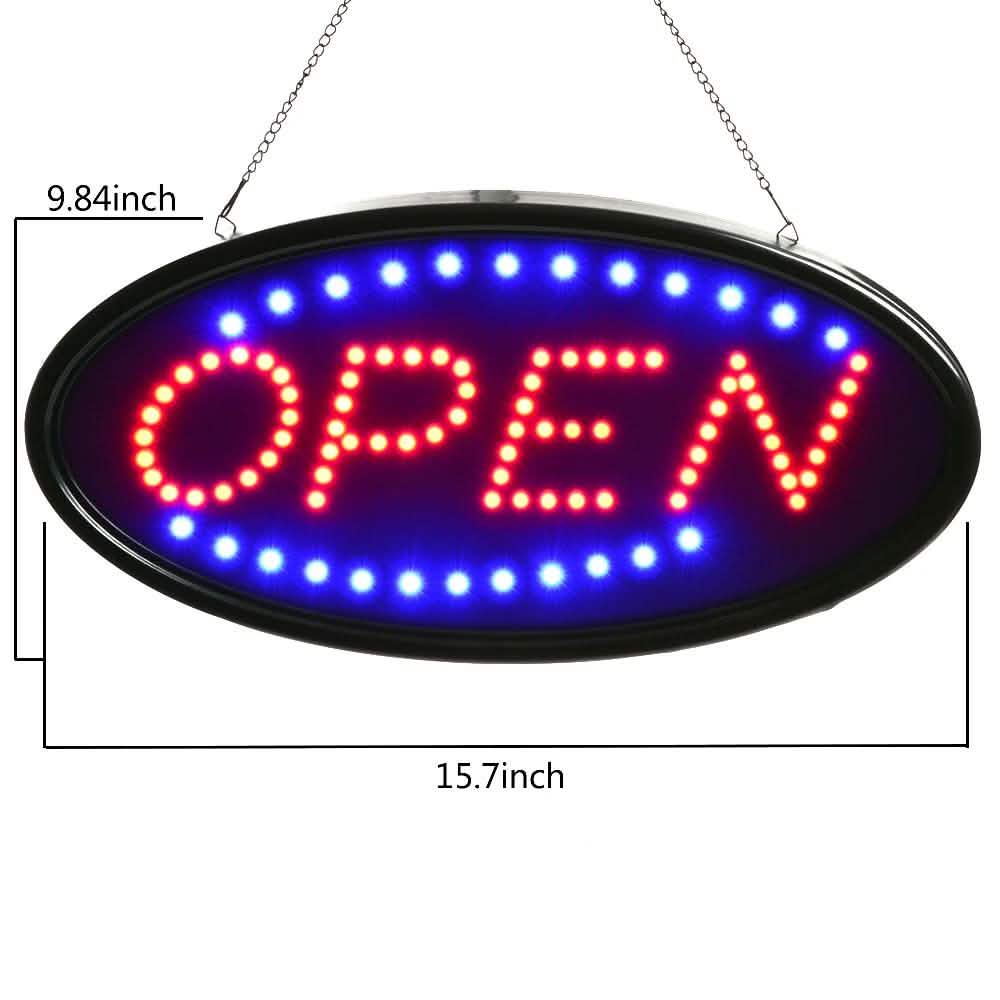 LED OPEN Sign Electric Billboard Bright Advertising Board Flashing Window