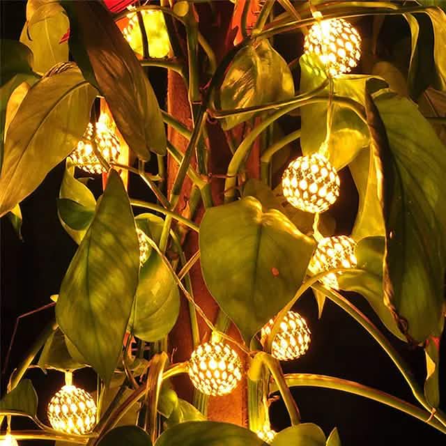 LED Outdoor Solar String Lights