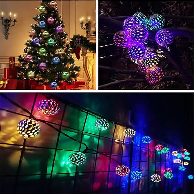 LED Outdoor Solar String Lights