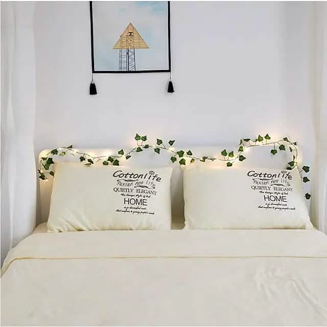 LED Solar Ivy Leaf String Light