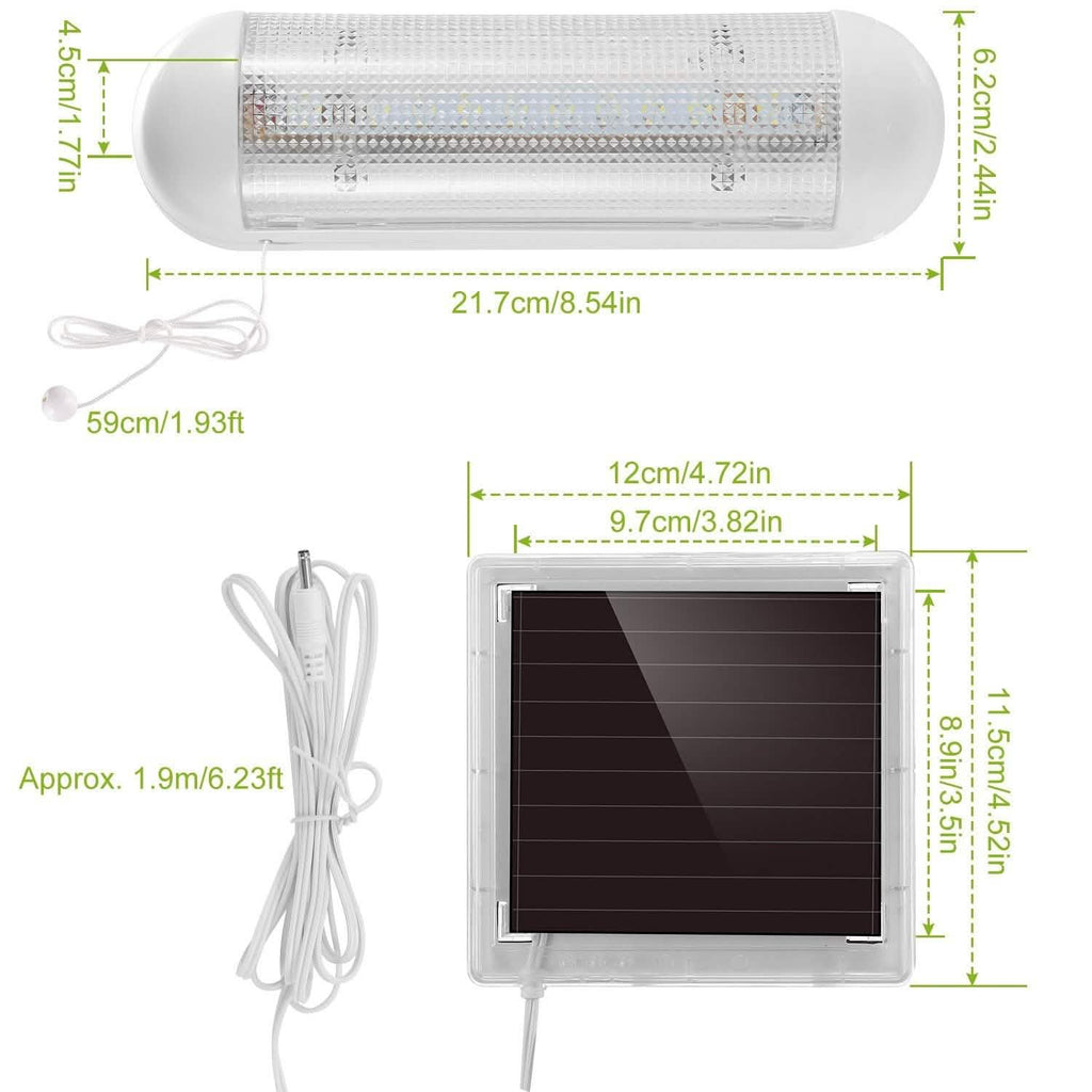 LED Solar Lights Powered Security Light Kit