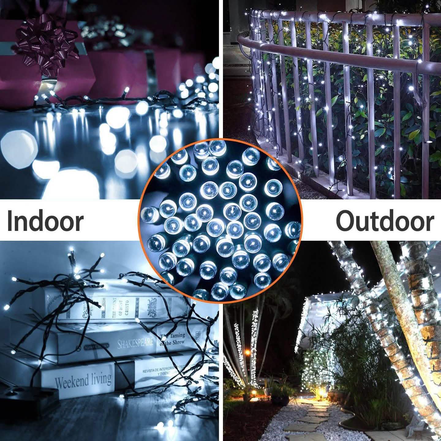 LED Solar Power Fairy String Lights