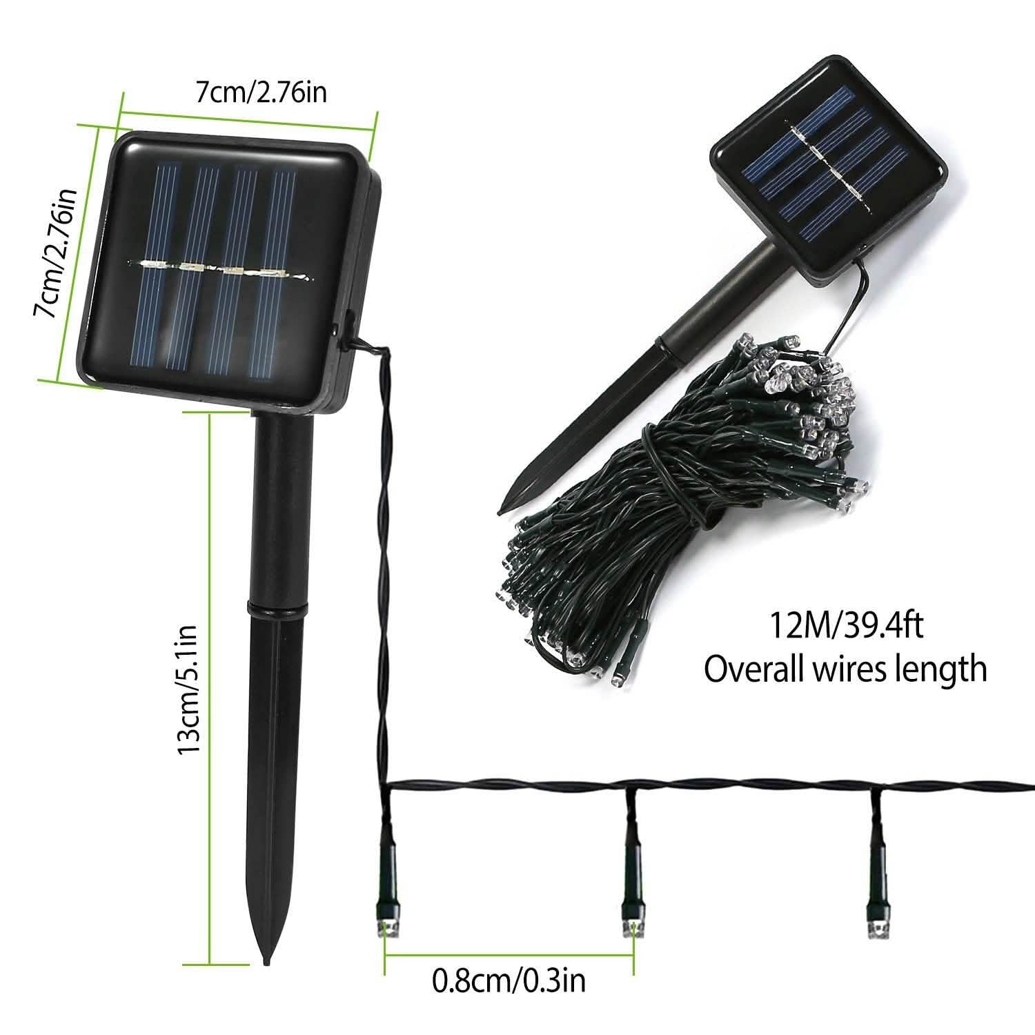LED Solar Power Fairy String Lights