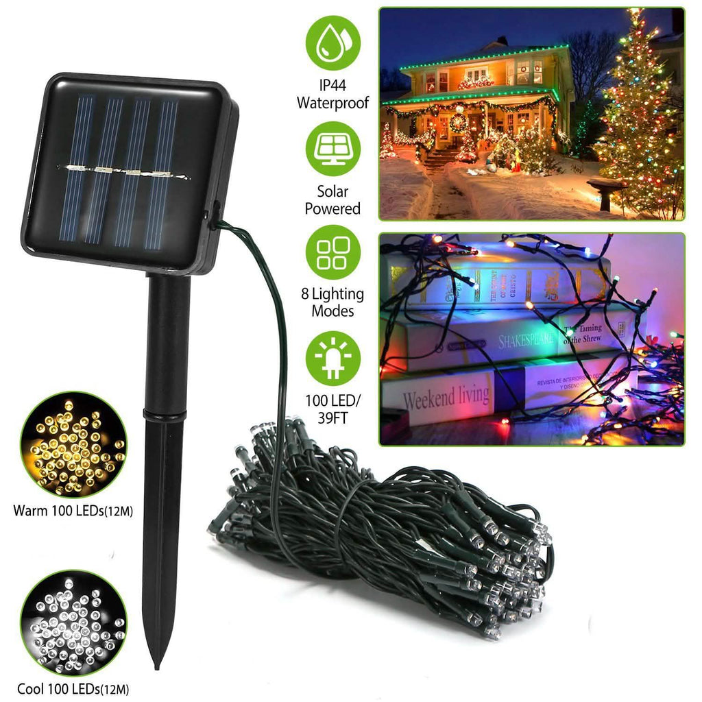 LED Solar Power Fairy String Lights
