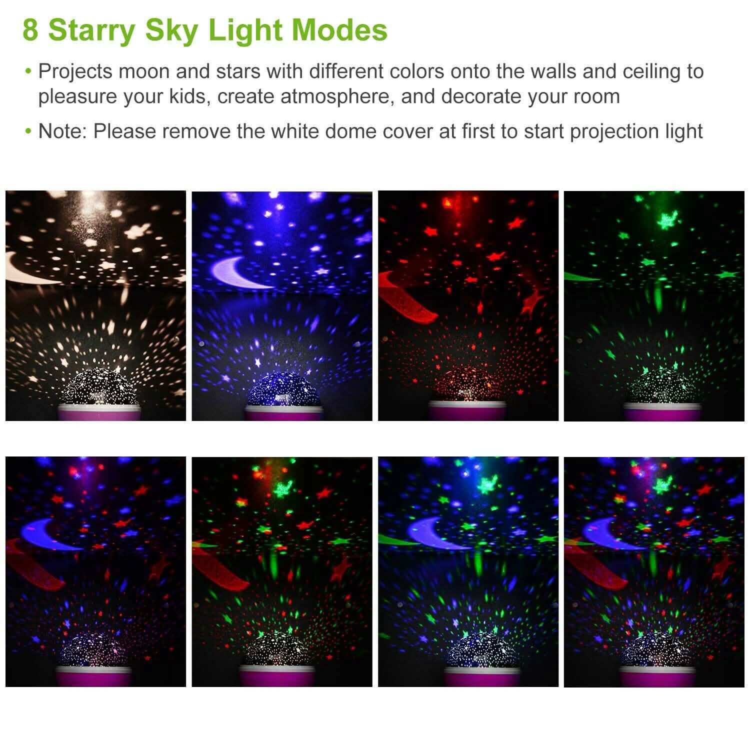 LED Star Sky Projector Night Light