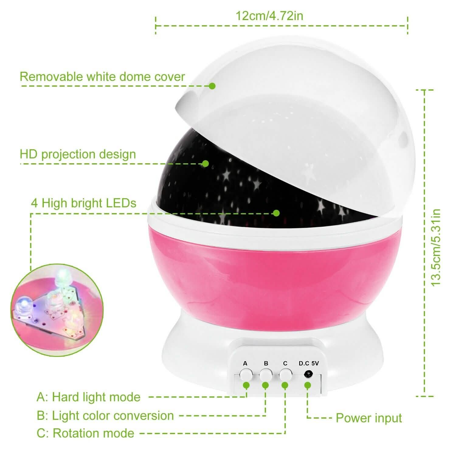 LED Star Sky Projector Night Light