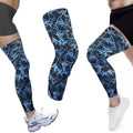 Leg Compression Sleeve with Padded Knee Support - Large