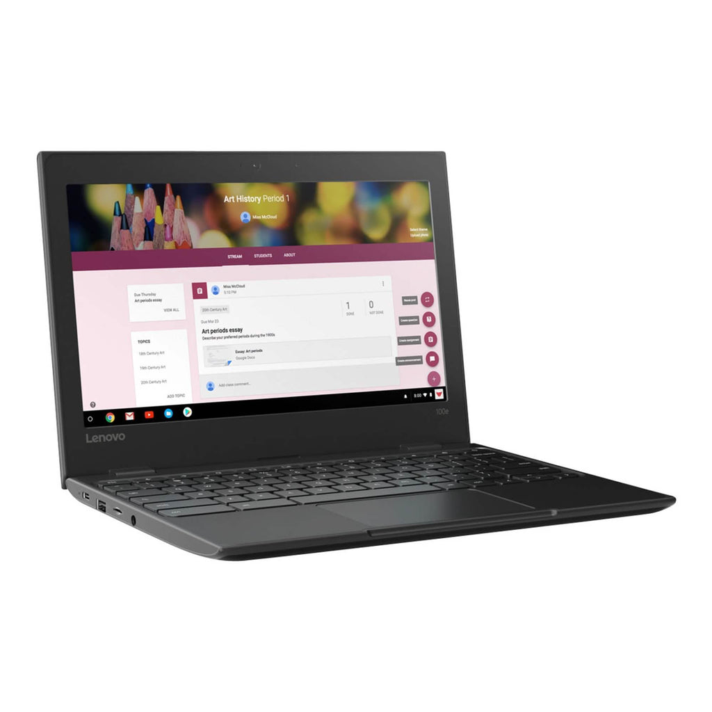 Lenovo 100e Chromebook Celeron N3350 Chrome OS 4 GB RAM 32 GB eMMC (Refurbished)