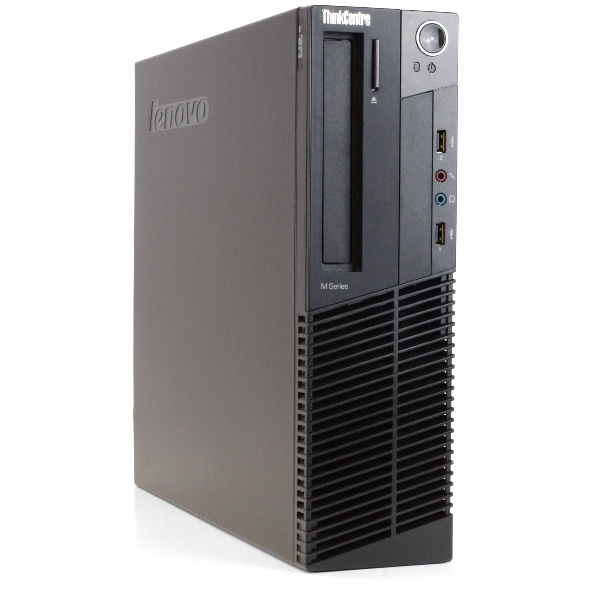Lenovo ThinkCentre M92 Desktop Computer with 19" Flat Screen Monitor (Refurbished)