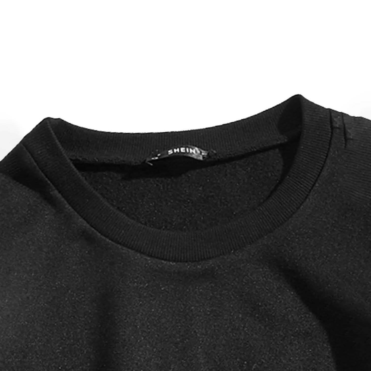 Letter and Car Print Oversized Sweatshirt