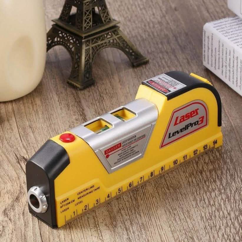 Level Measuring Horizontal Laser Line 8FT Measuring Tape