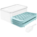 Lid & Bin Ice Ball Maker Mold for Freezer