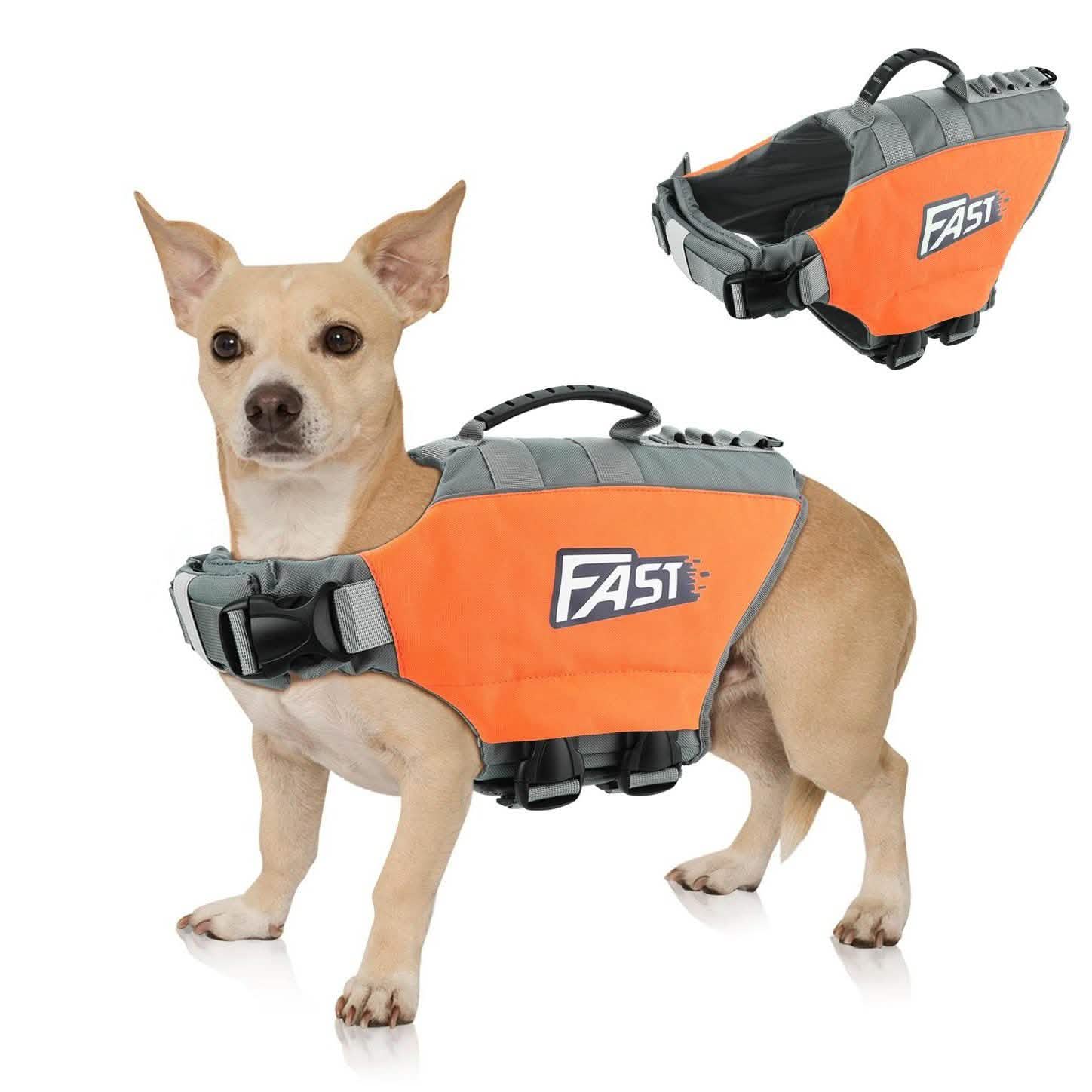 Life Jacket Reflective Safety Vest with Adjustable Buckles & Durable Rescue
