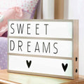 Light Box with Letters and Number Tiles
