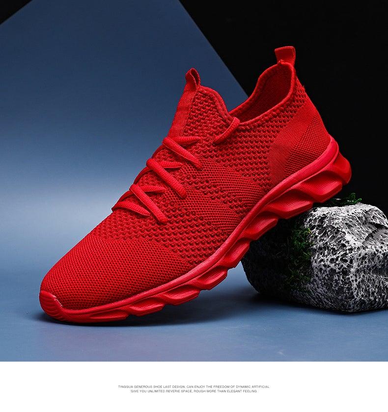 Light Mans Running Shoes Comfortable Breathable Men's Sneaker Casual Antiskid And Wear-Resistant Jogging Mens Sport Lace Up Low Top Jogging Man Athletic Sneakers