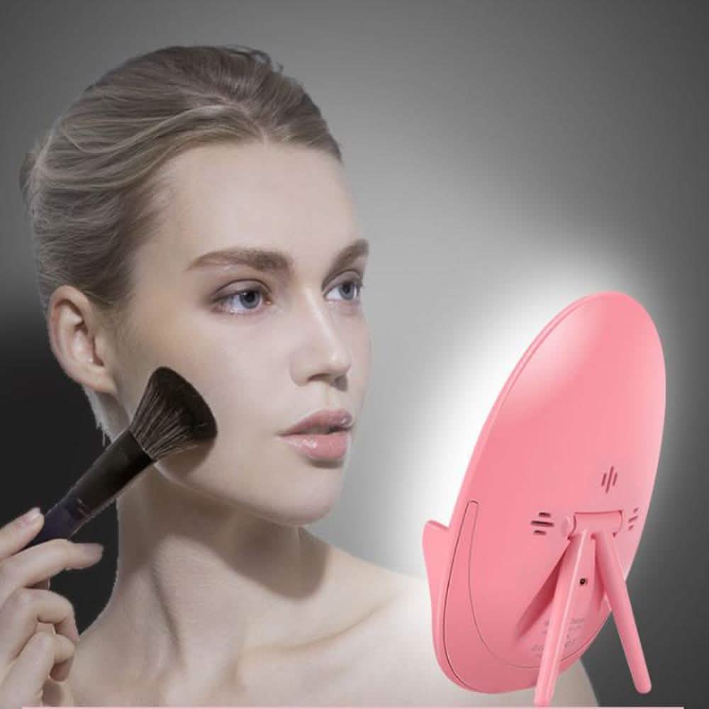 Light-Up LED Wireless Qi Charging Mirror