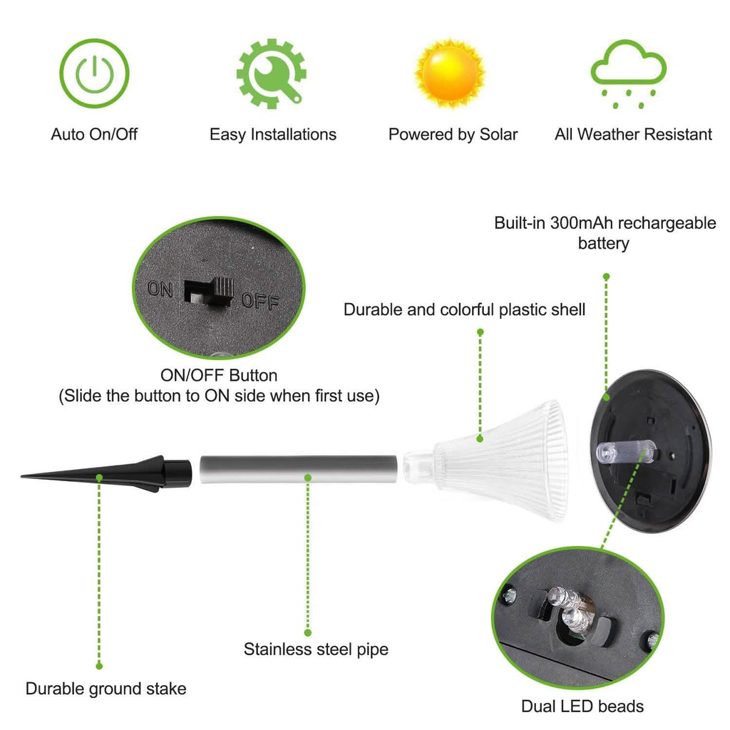Lights Color Changing Landscape Solar Lamps