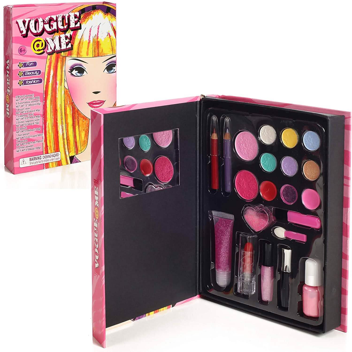 Lil Me Kids Fun, Beauty, Fashion Washable Makeup Set