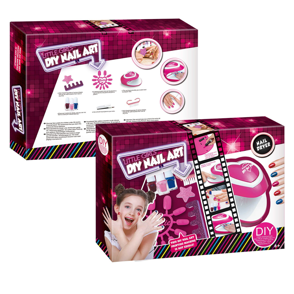 Little Girls DIY Nail Art