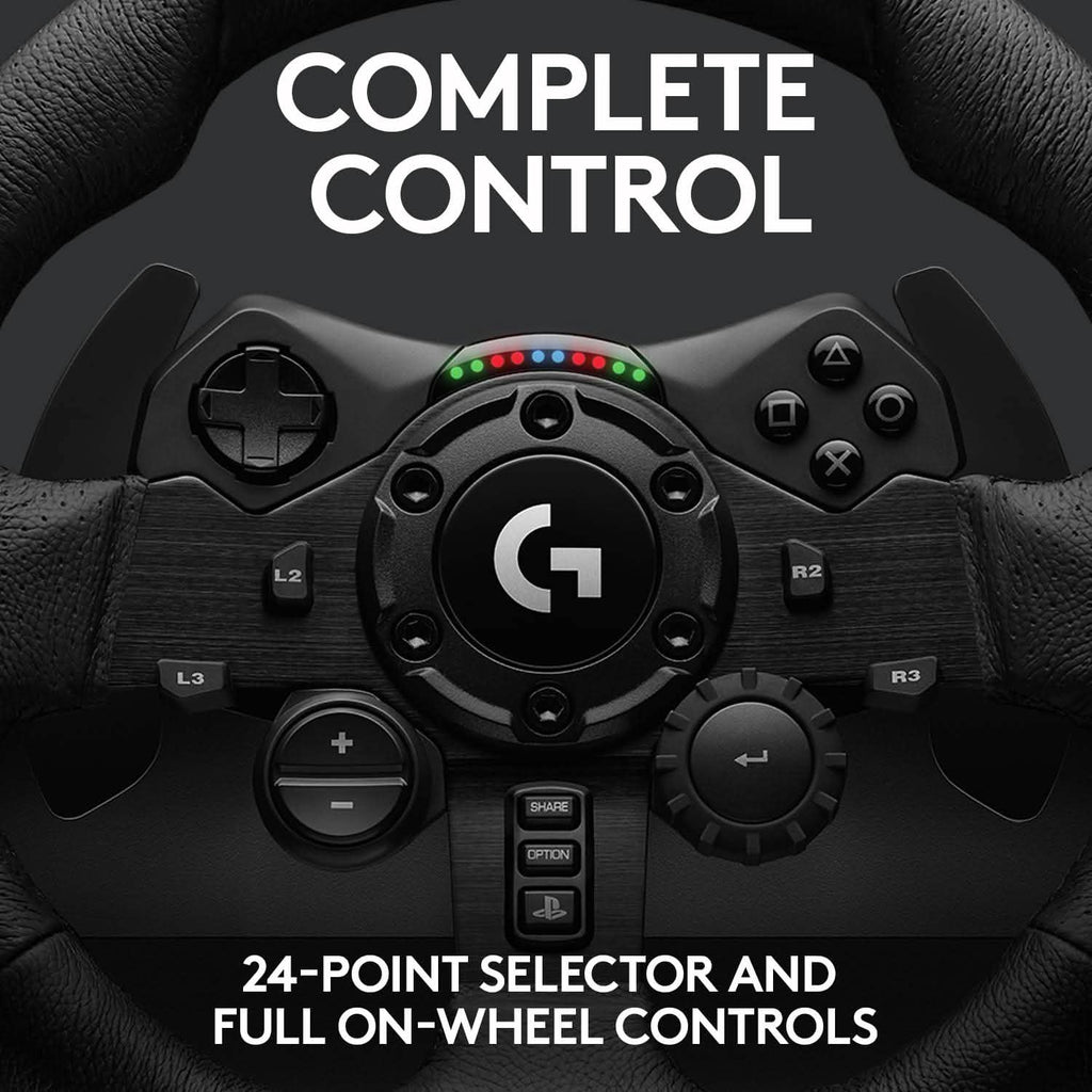 Logitech G923 Racing Wheel and Pedals (Refurbished)