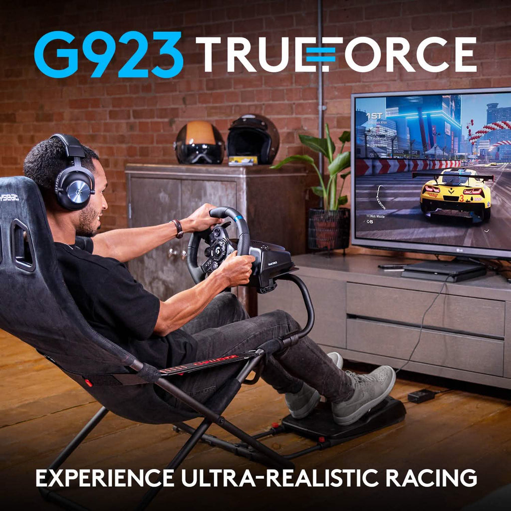 Logitech G923 Racing Wheel and Pedals (Refurbished)