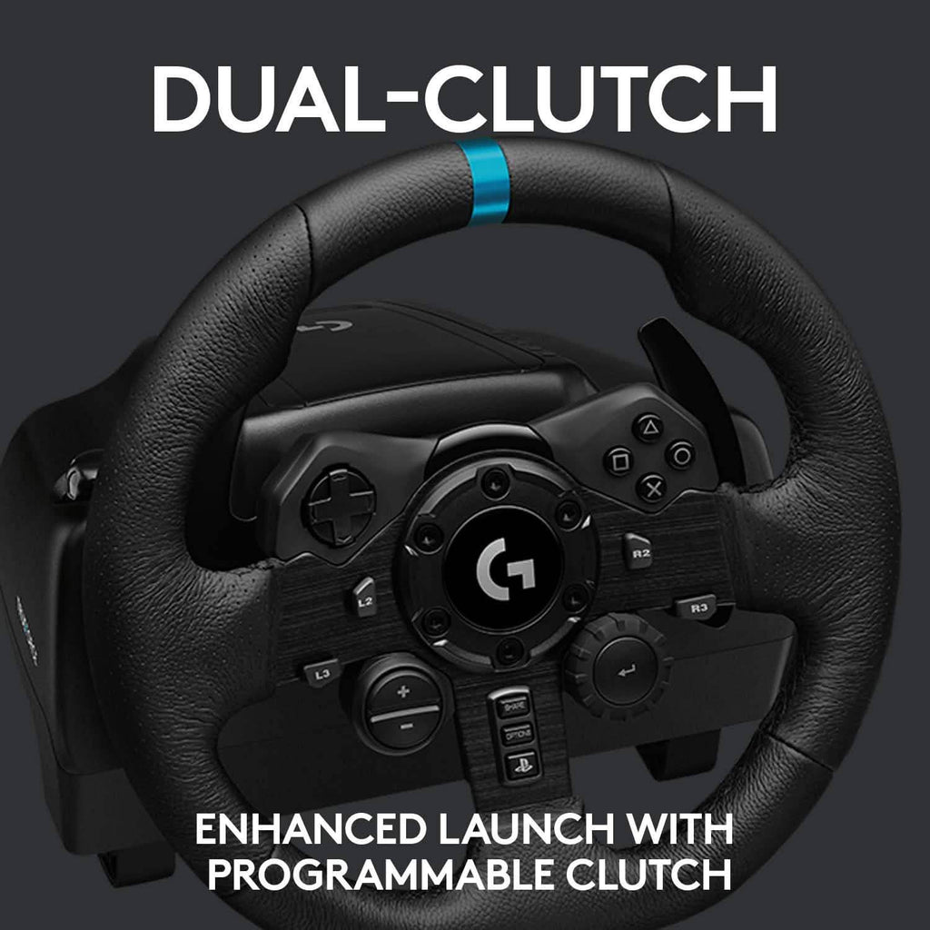 Logitech G923 Racing Wheel and Pedals (Refurbished)