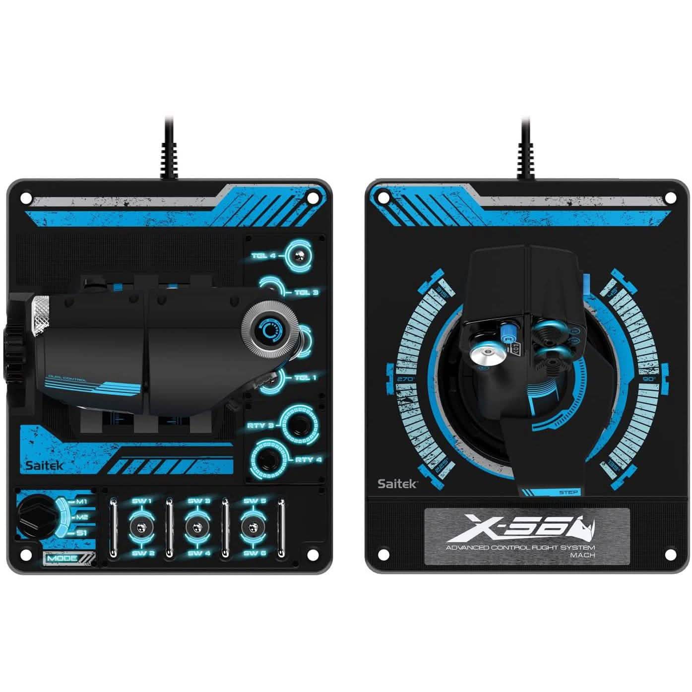 Logitech Gaming G Saitek Pro Flight X56 Rhino HOTAS