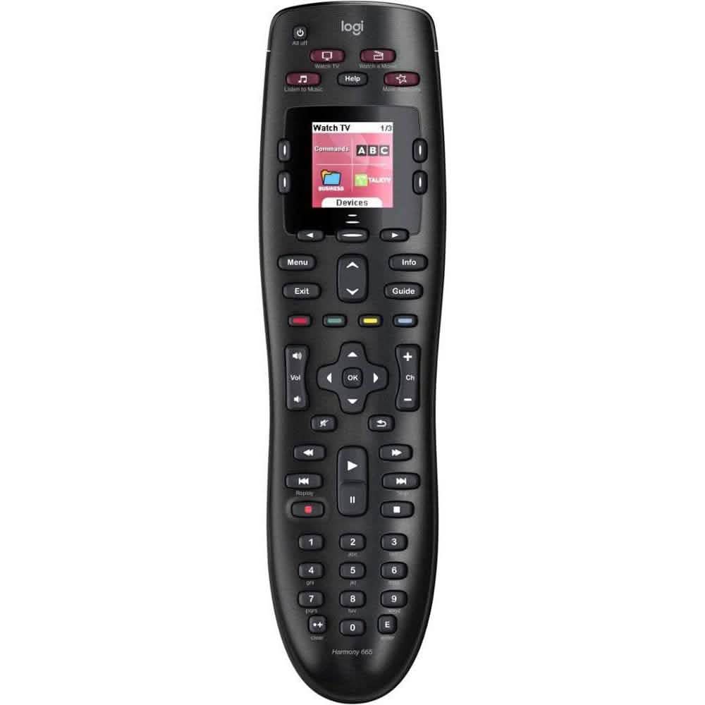 Logitech Harmony 665 Advanced Advanced Universal Remote Color LCD Screen (Refurbished)