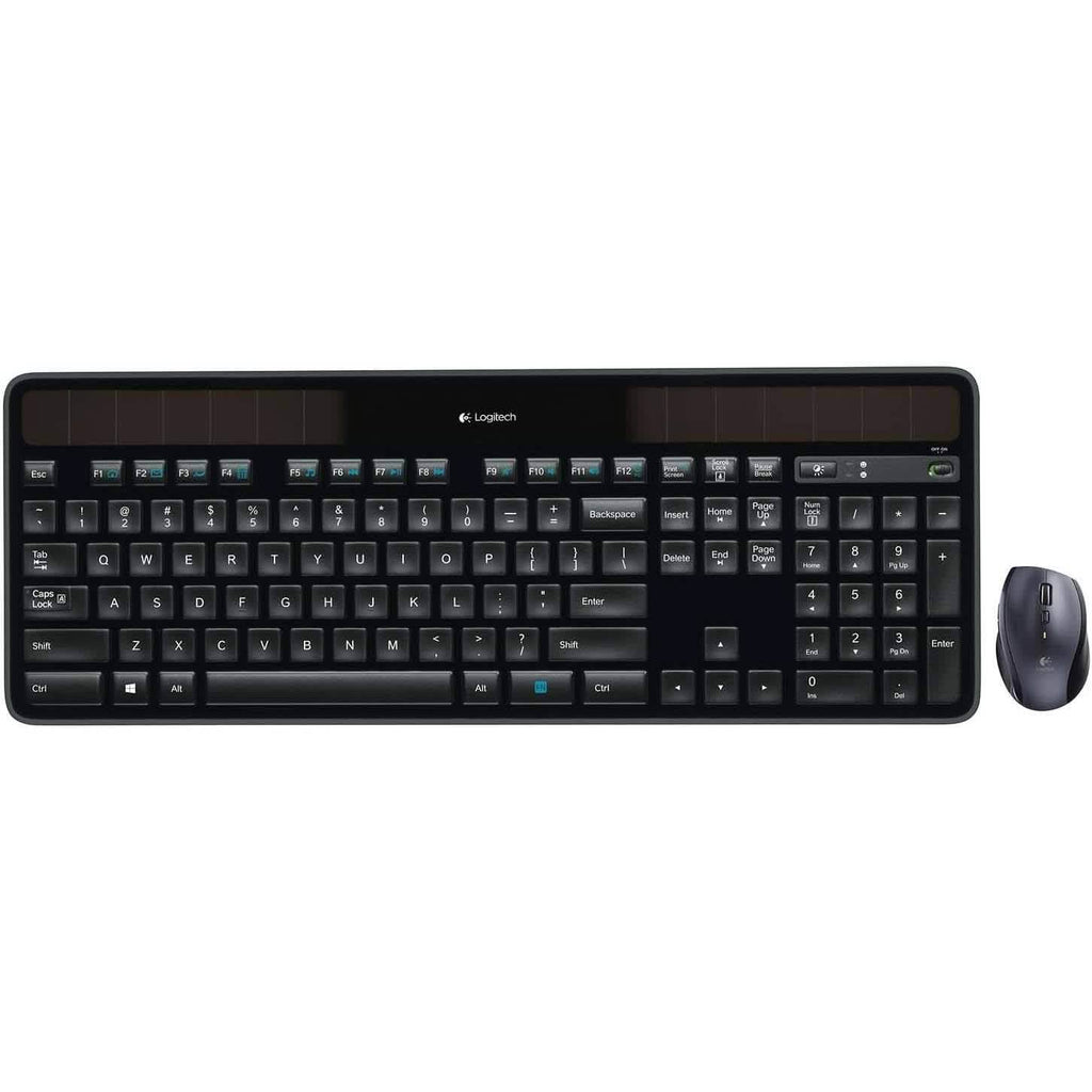 Logitech MK750 Wireless Solar Keyboard & Marathon Mouse Combo (Refurbished)
