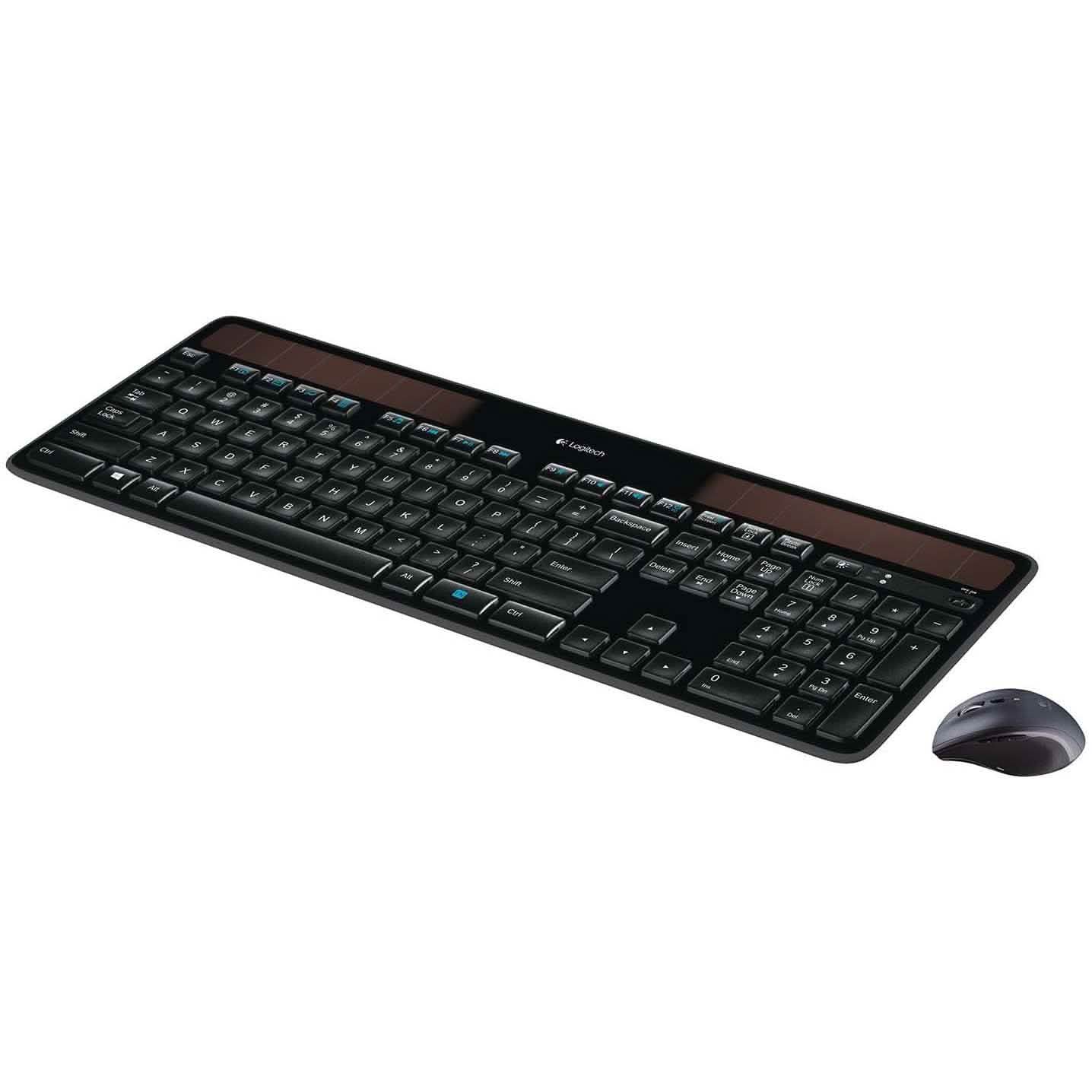 Logitech MK750 Wireless Solar Keyboard & Marathon Mouse Combo (Refurbished)