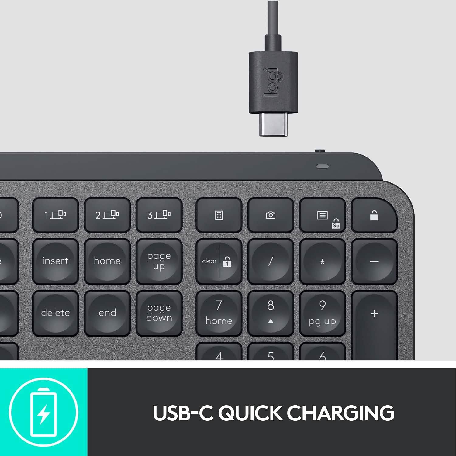 Logitech MX Keys Advanced Wireless Illuminated Keyboard