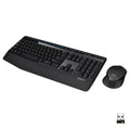 Logitech Wireless Combo Full-Sized Keyboard with Comfortable Right-Handed Mouse (Refurbished)