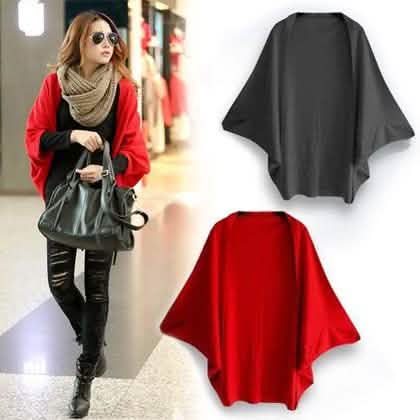 Long Cardigan Cape Coat
