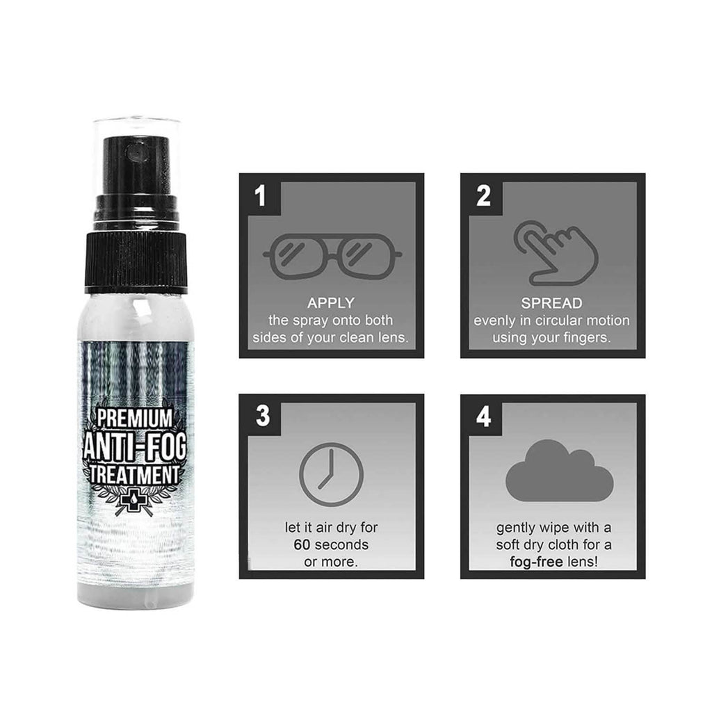 Long-Lasting Anti-Fog Spray For Glasses, Goggles, Lens, Binoculars, PPE, Mirrors